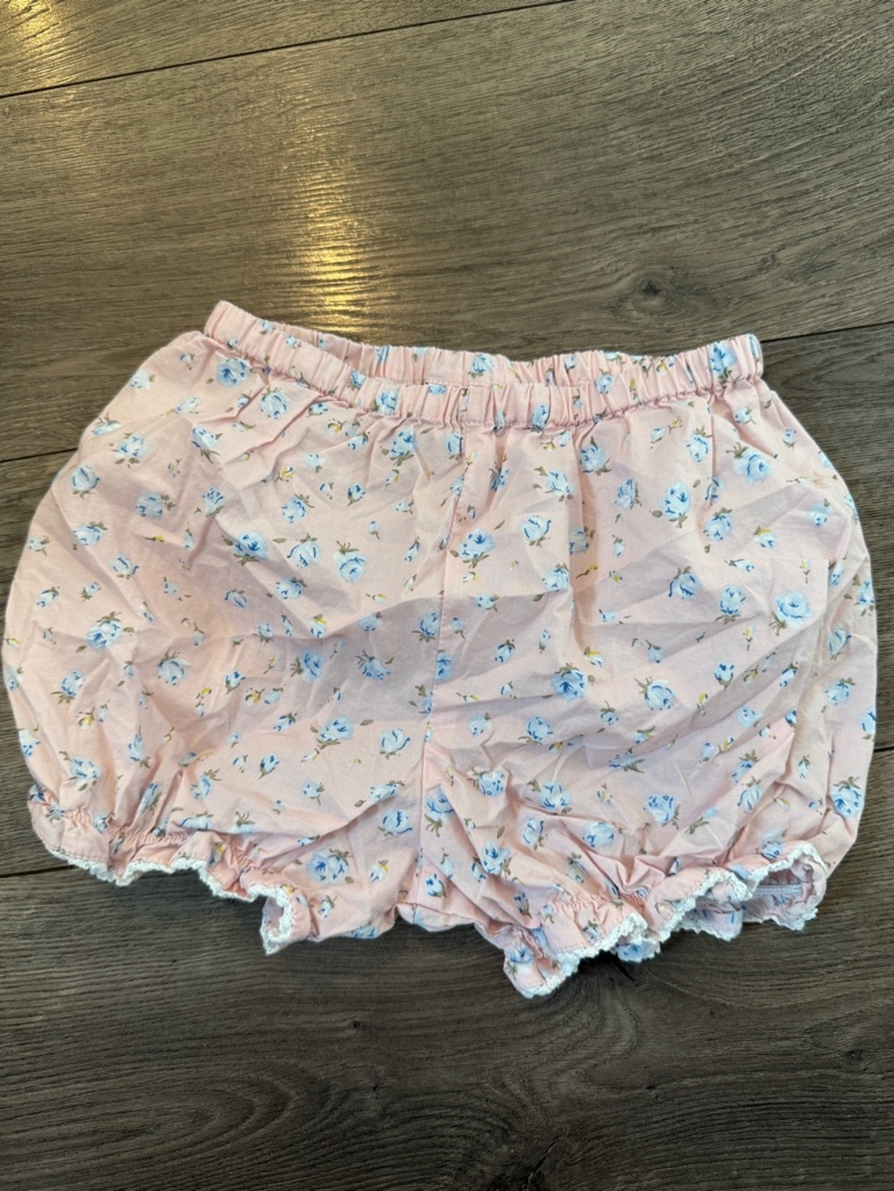 Rachel Riley Pink and Blue Floral Cotton Bloomers